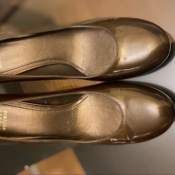 Stuart Weitzman Bronze Pumps-Vintage (Size 10AA) - Picture 2 of 6